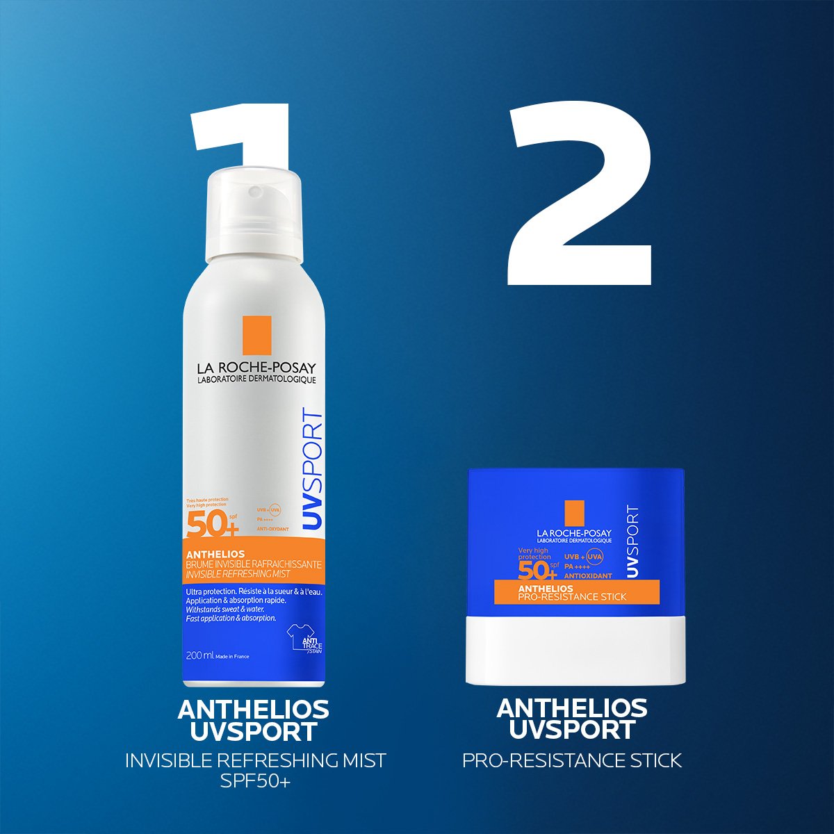 Anthelios UVSport Invisible Refreshing SPF50+ ρουτινα