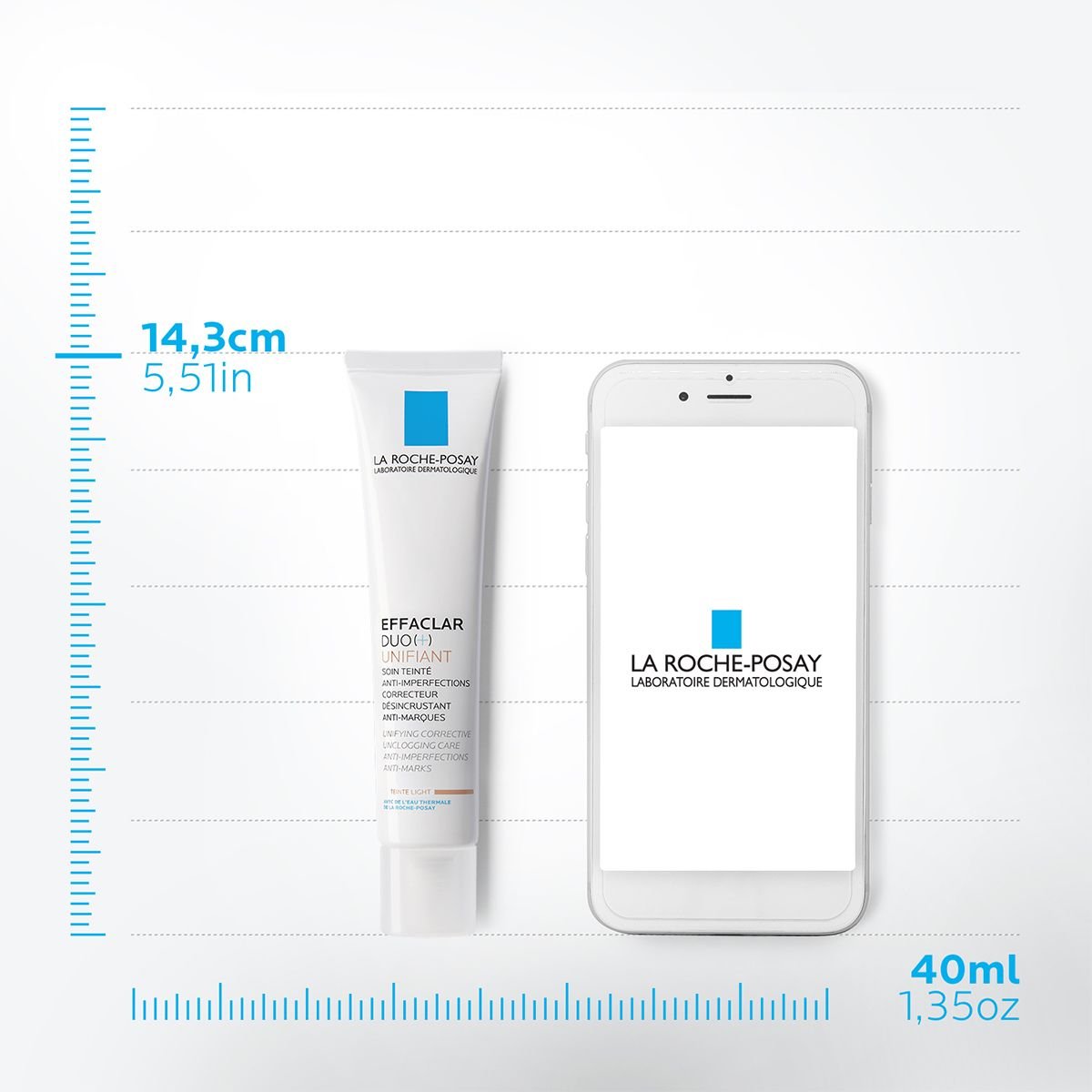 EFFACLAR DUO(+) UNIFIANT  ΚΡΕΜΑ ΜΕ ΧΡΩΜΑ ΓΙΑ ΑΚΜΗ ΣΥΣΚΕΥΑΣΙΑ ΜΕΓΕΘΟΣ