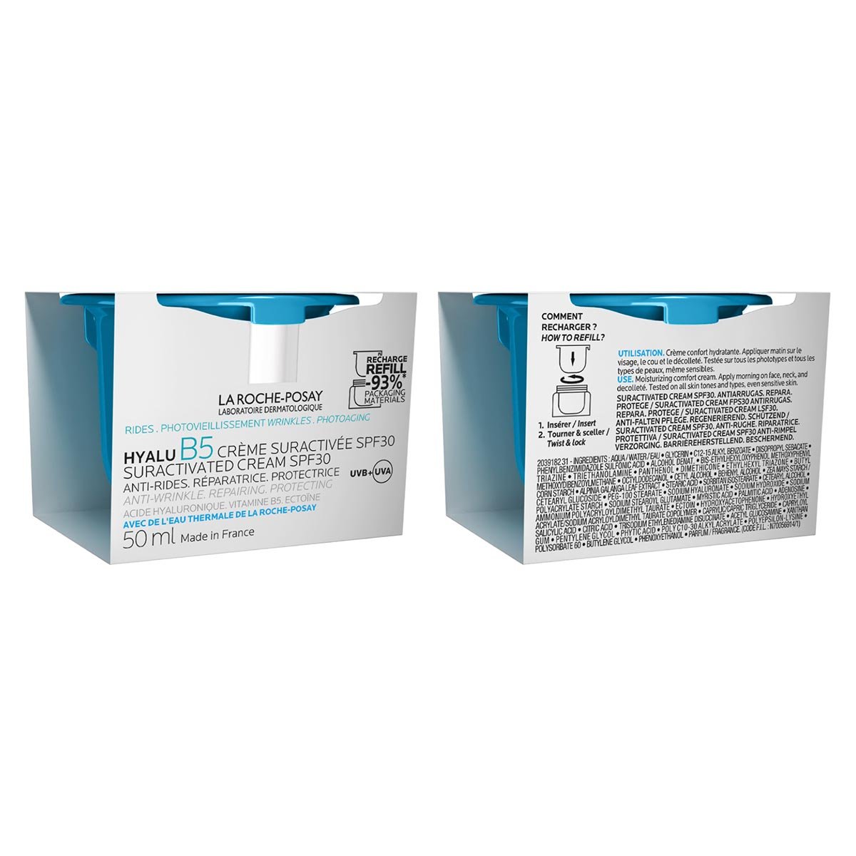 Hyalu B5 Suractivated Cream SPF30 refill συσκευασία