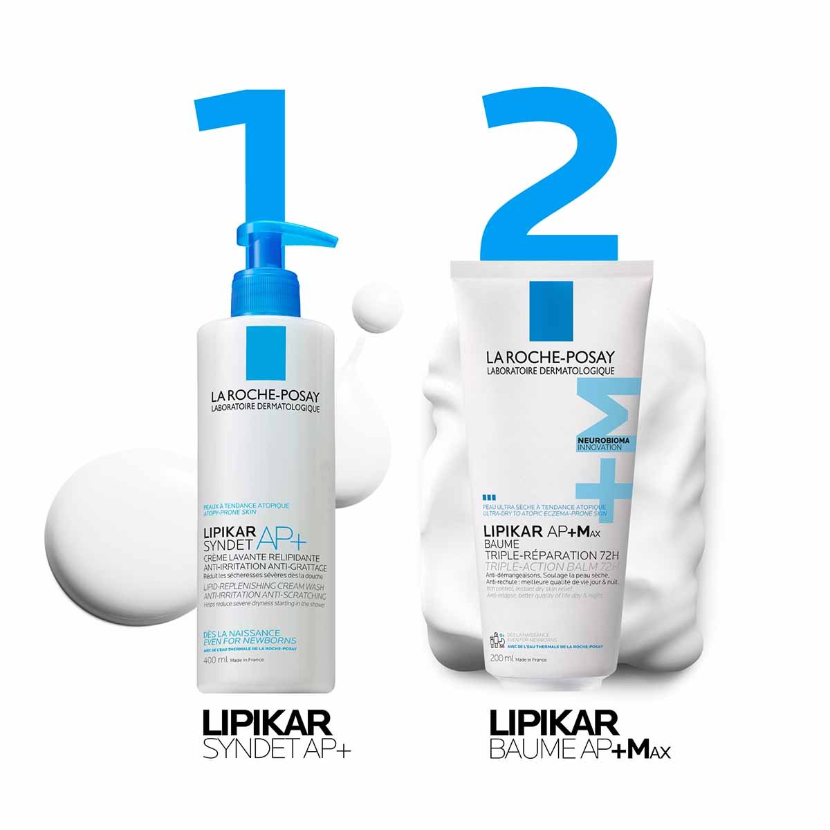 Lipikar Baume AP+Max ρουτίνα