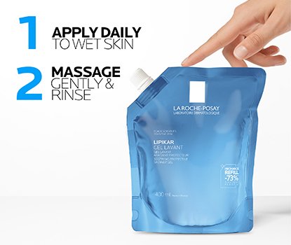 Lipikar gel lavant refill