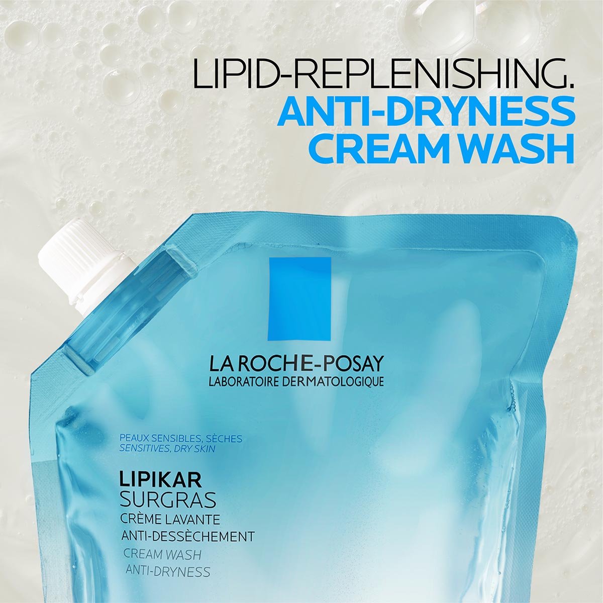Lipikar Surgras Refill Κρέμα Καθαρισμού Σώματος για Ξηρό Δέρμα