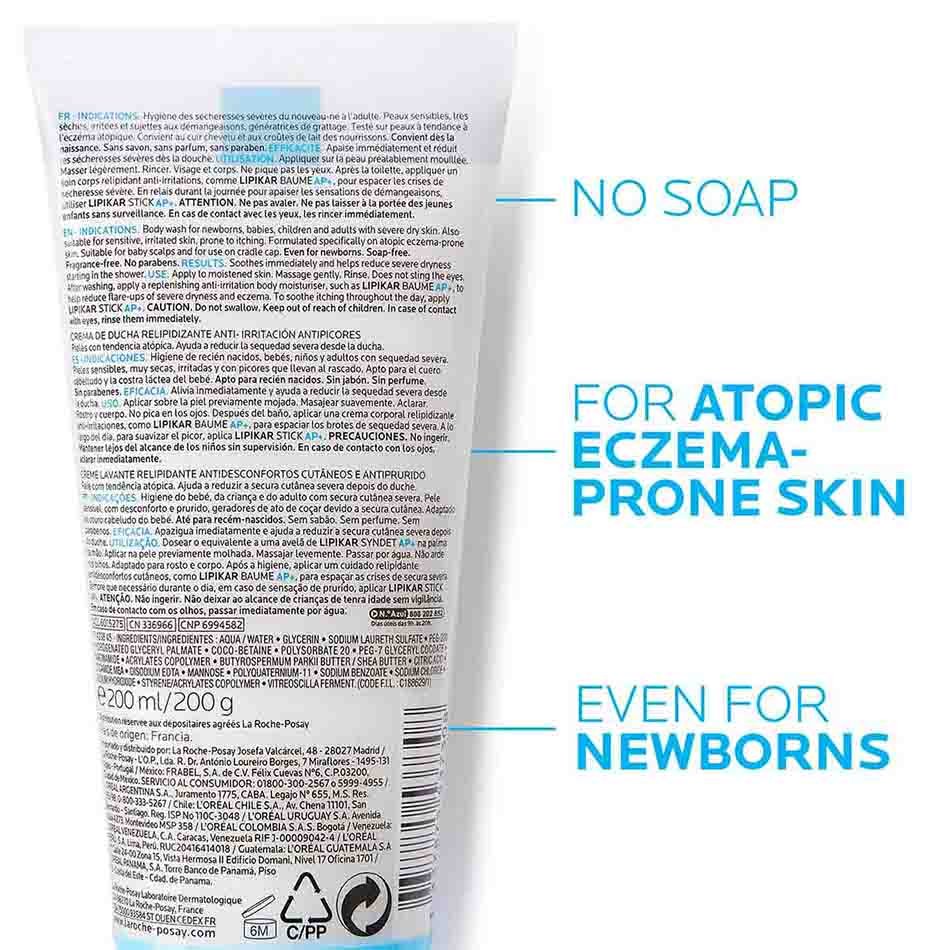 LIPIKAR SYNDET AP+  ΑΦΡΟΛΟΥΤΡΟ ΓΙΑ ΑΤΟΠΙΚΗ ΔΕΡΜΑΤΙΤΙΔΑ
