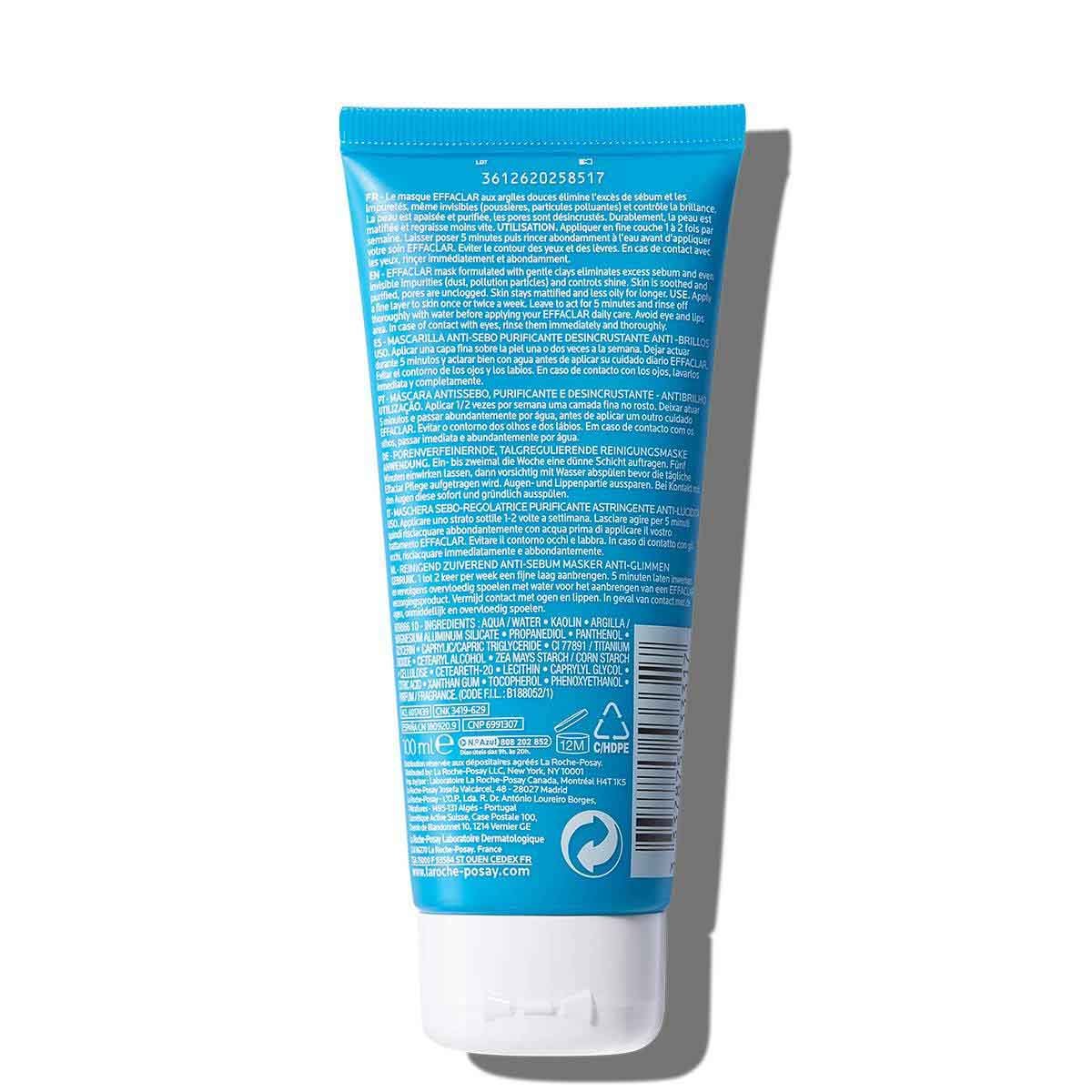 EFFACLAR MASK ΣΜΗΓΜΑΤΟΡΡΥΘΜΙΣΤΙΚΗ ΜΑΣΚΑ ΠΡΟΣΩΠΟΥ ΣΥΣΚΕΥΑΣΙΑ ΠΙΣΩ ΟΨΗ