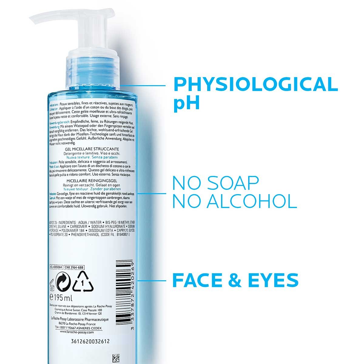 la roche posay rosaliac micellar eretail back