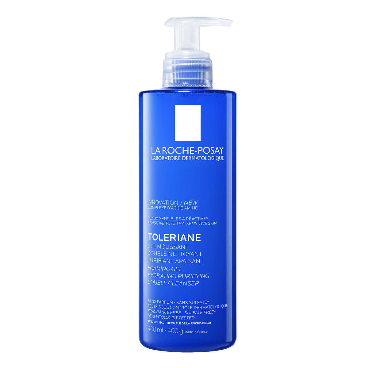 Lrp Toleriane Foam in Gel Hydrating Purifying Double Cleanser Pack Front