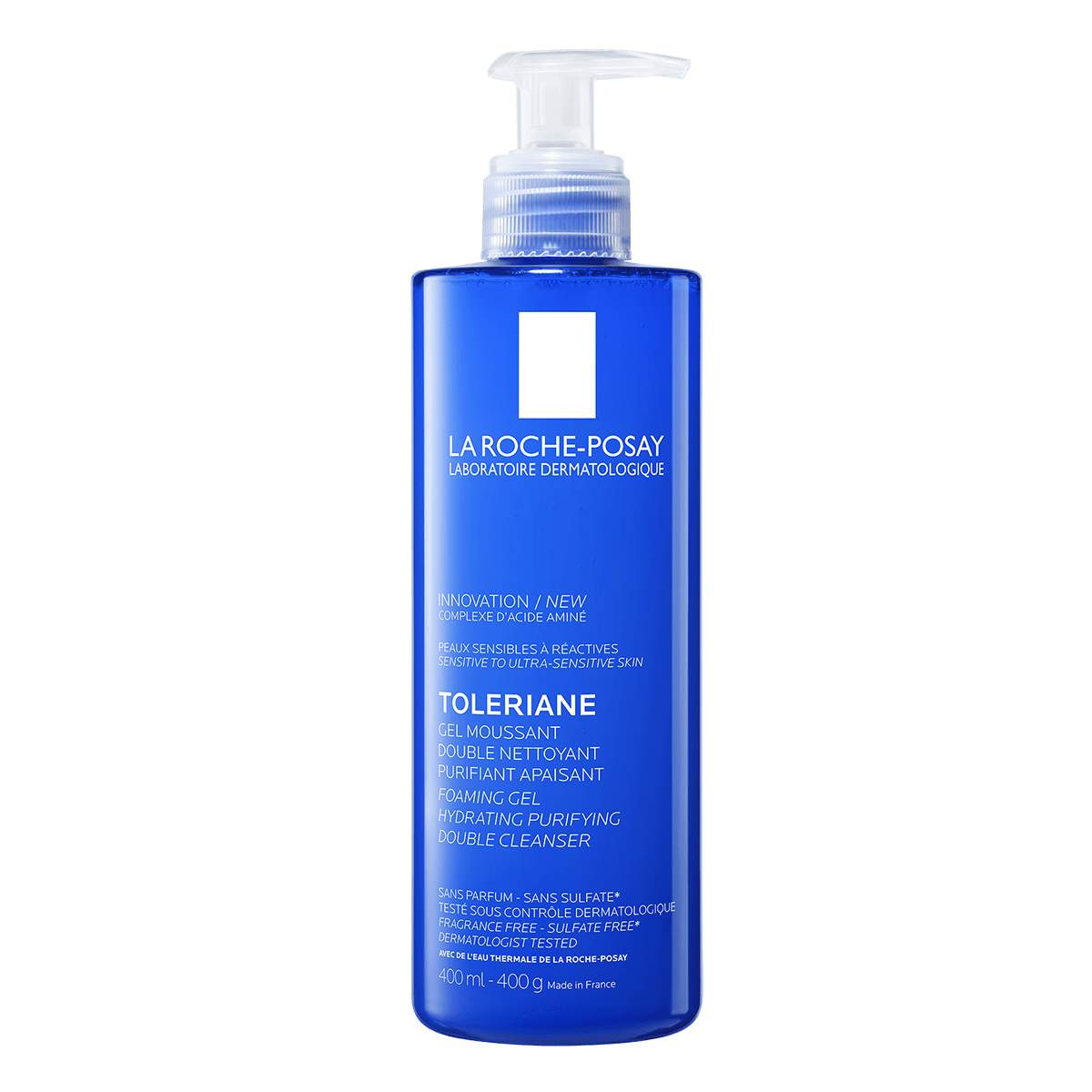Lrp Toleriane Foam in Gel Hydrating Purifying Double Cleanser Pack Front